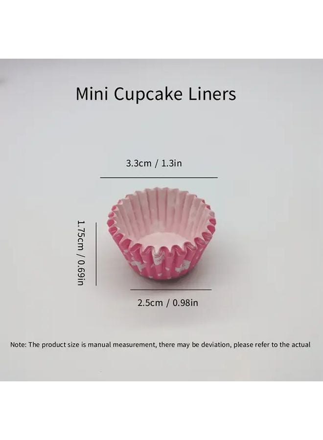Cartoon Love Cake Liners 250PCS Oil Proof Baking Paper Cupcake Liners - Image 3